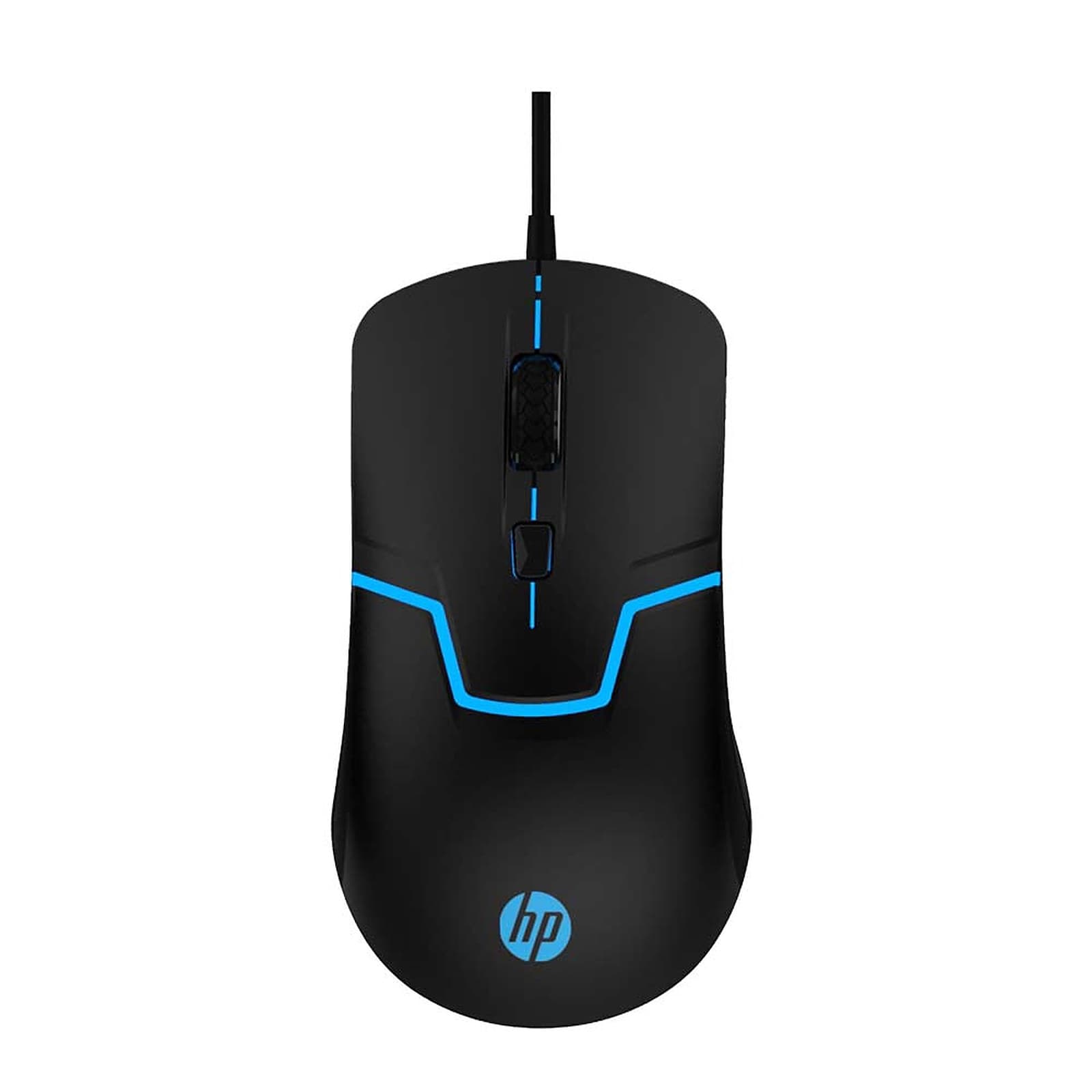 HP M100 USB Wired Gaming Mouse, Optical, LED Backlight, Ergonomic, DPI up to 1600
