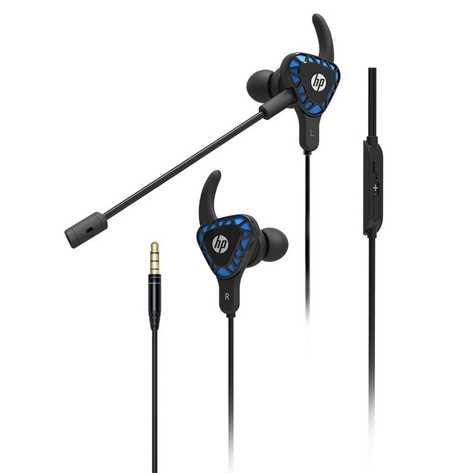 HP H150 Gaming Headphones Headset, Earphones with Detachable Microphone for E-Sports, Mobile Gaming, Nintendo Switch, Xbox, PC