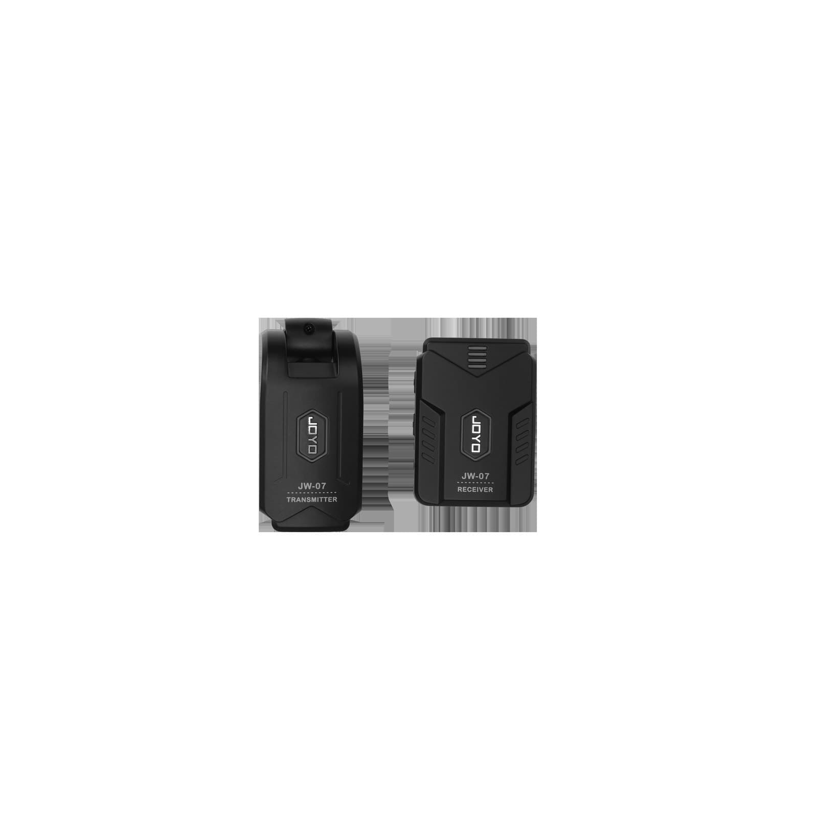 JOYO JW-07 2.4G Wireless In-ear Monitor System, Rechargeable Transmitter and Receiver for Earphones, Guitar, DJ, Black