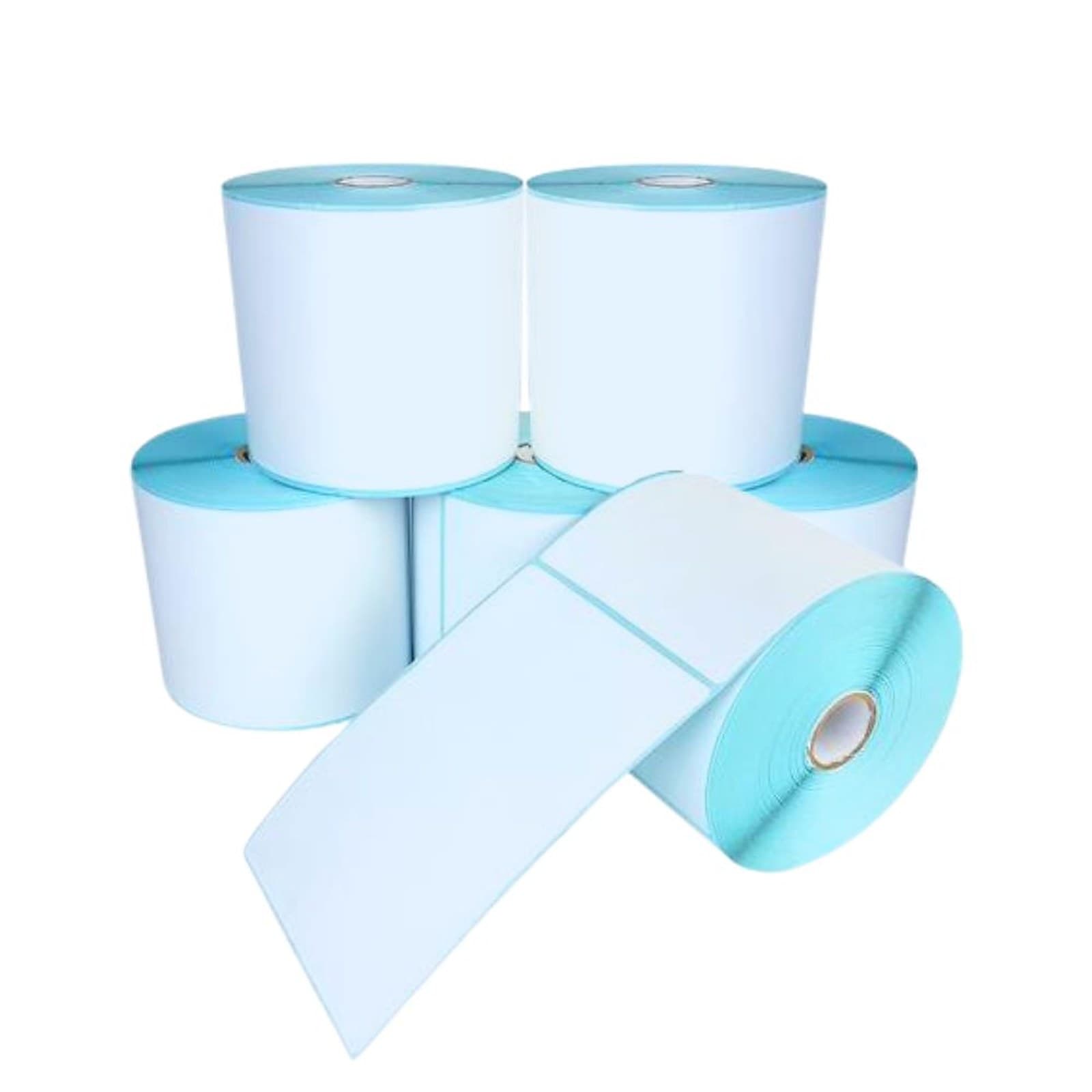 Thermal Shipping Labels Paper Sticker 4 x 6inch 100x150cm, Direct Thermal Labels Sticker 500 Sheets 6 Rolls Pack