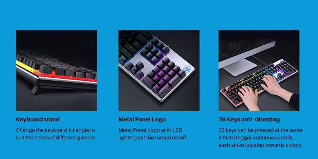 HP K500F Wired Gaming Keyboard 2 1