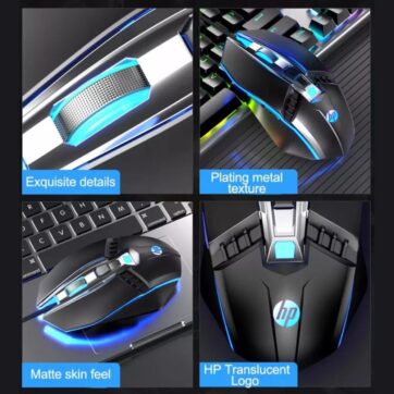 HP M270 USB Wired Ergonomic Gaming Mouse 7