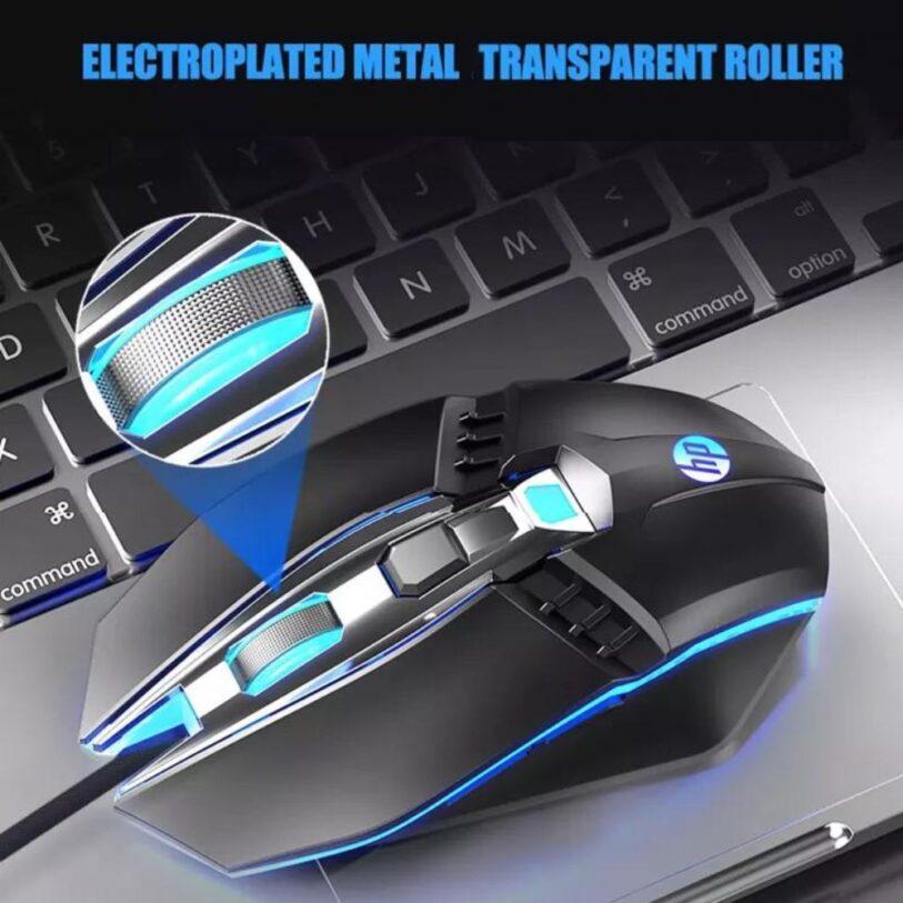 HP M270 USB Wired Ergonomic Gaming Mouse 9