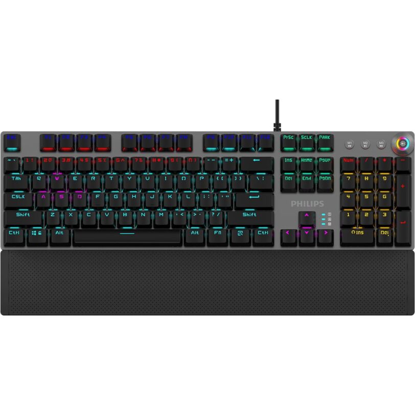 Philips SPK8614 Mechanical Gaming Keyboard with Wrist Rest 02