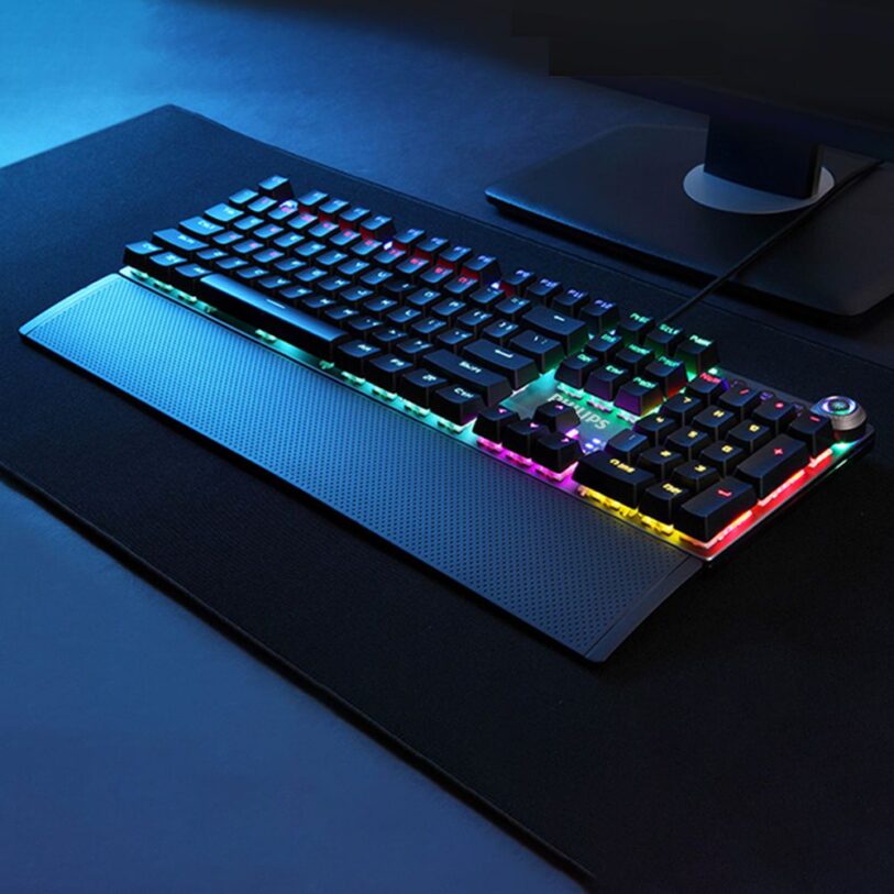 Philips SPK8614 Mechanical Gaming Keyboard with Wrist Rest Detail 12