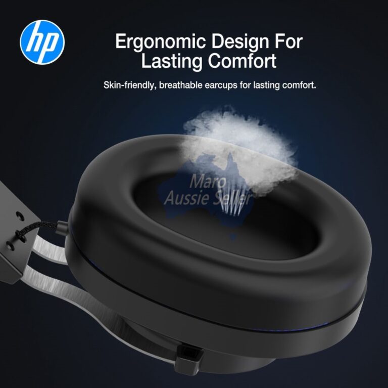 HP H360GS USB Wired Gaming Headset with LED Backlit, Gaming Headphones with Anti-static Microphone