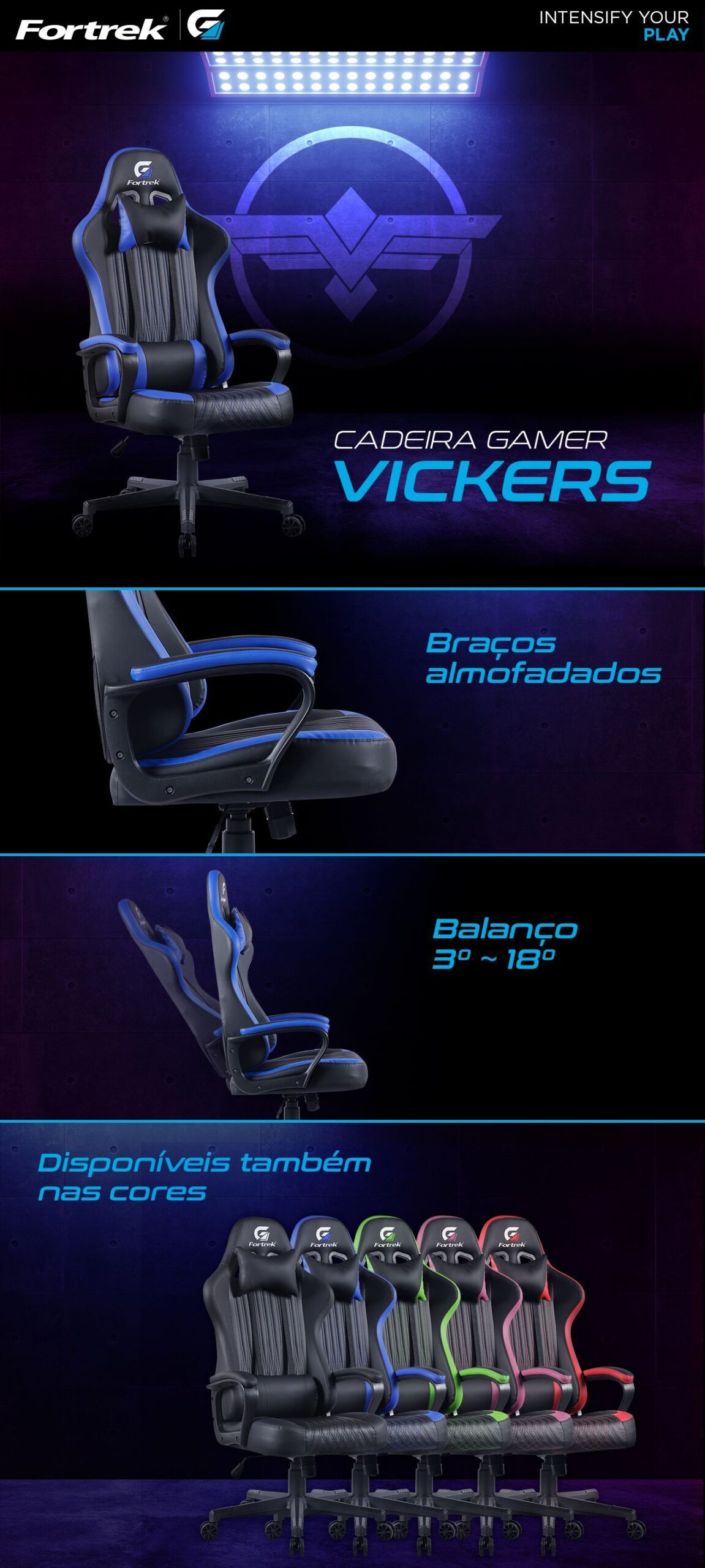 Fortrek Vickers Gaming Chair Detail 01