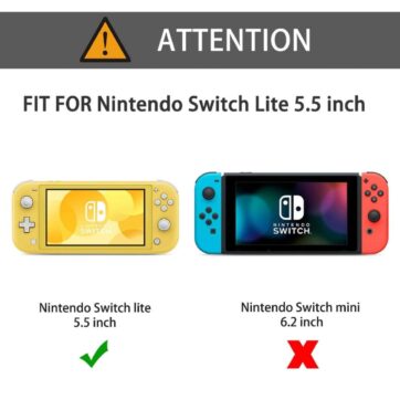 Nintendo Switch Lite NinSTG HD Clear Tempered Glass Screen Protector 4