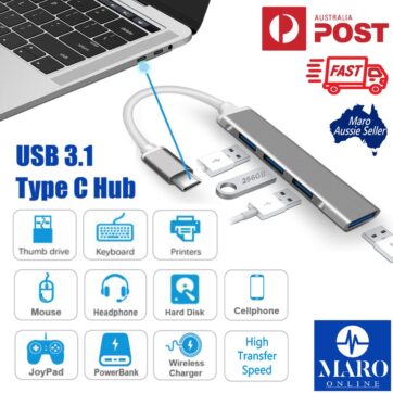 C809 Type C 4 Ports USB Hub Detail 01