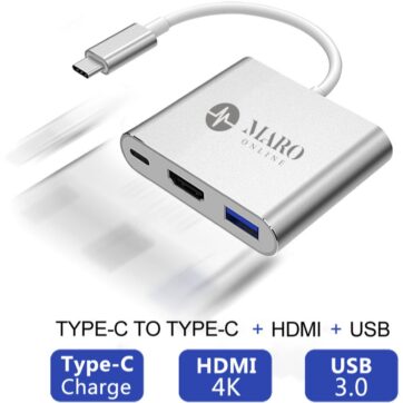 Maro 3 in 1 Type C USB HDMI Adapter Detail 01