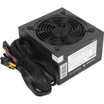 Fortrek BlackHawk White 400W Computer Power Supply PSU 01