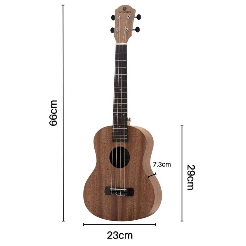 Harmonics 26 Inch Tenor Ukulele Four Strings Hawaiian Guitar