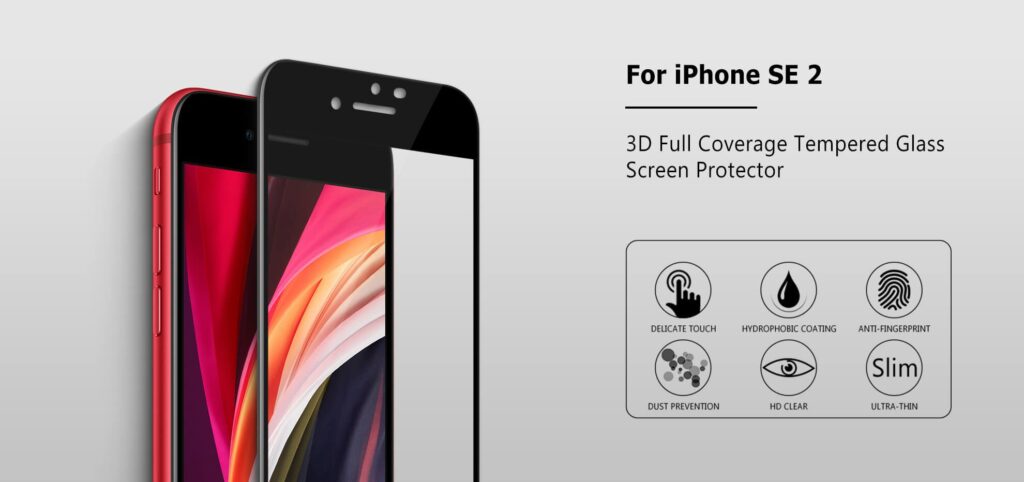Vmax iPhoneSE2 Screen Protector Detail 01