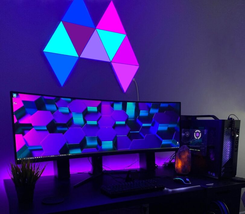 Modern Best Color For Led Lights When Gaming with Futuristic Setup