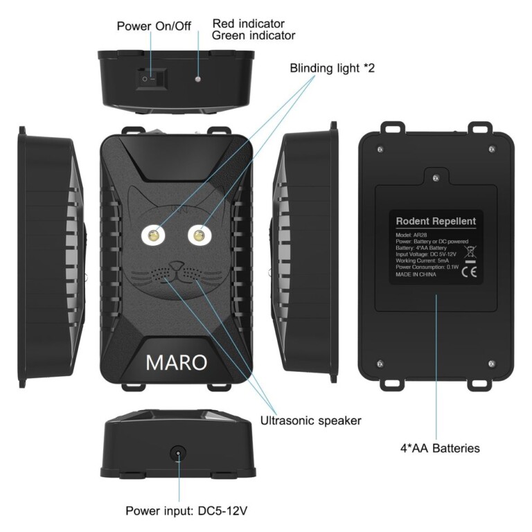 AR28 Battery Operated Ultrasonic Pest Repeller 4