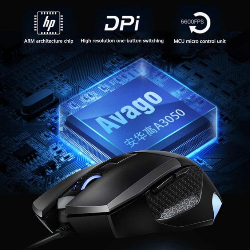 HP G200BK Wired Gaming Mouse Black 4