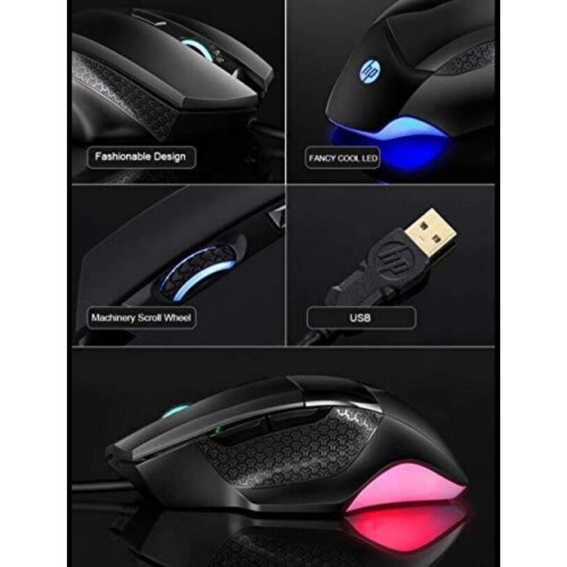 HP G200BK Wired Gaming Mouse Black 7