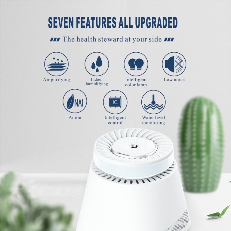 K9 Air Humidifier Indoor Air Purifier White 18 3