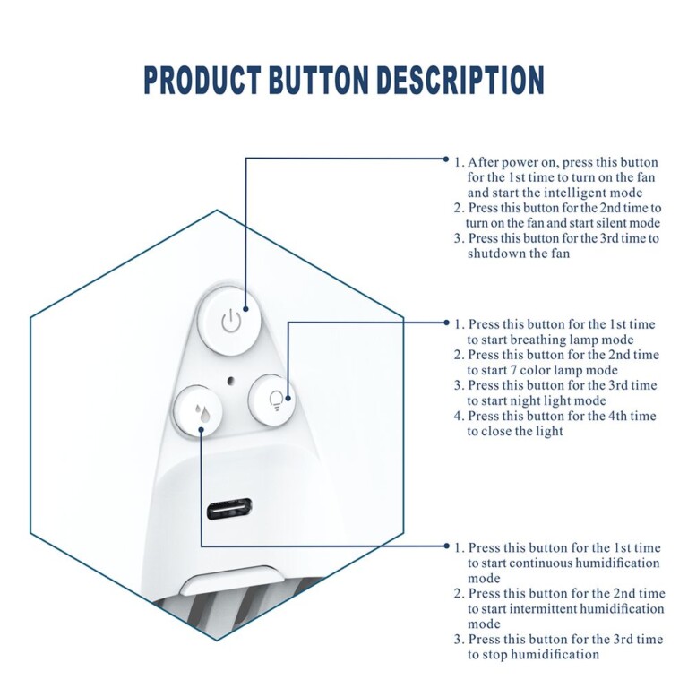 K9 Air Humidifier Indoor Air Purifier White 7 3