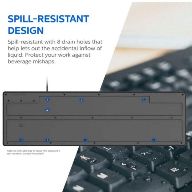 Philips SPK6234 Wired Keyboard 7