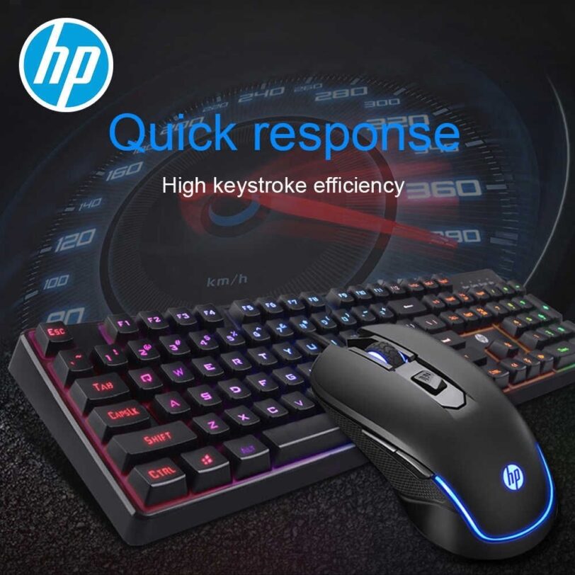 HP KM200 Wired Gaming Keyboard and Mouse Combo 12