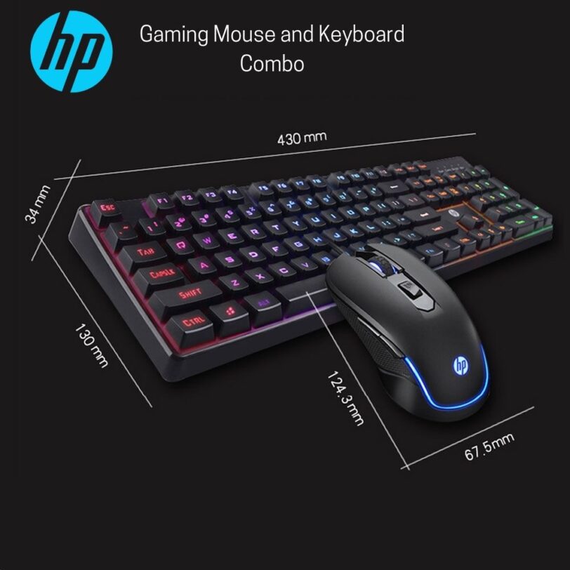 HP KM200 Wired Gaming Keyboard and Mouse Combo 7