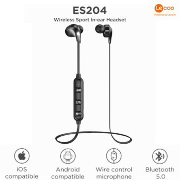 Lecoo ES204 Wireless In ear headphones in line control 15