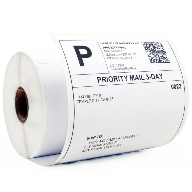 Thermal printing sticker label roll TPL 46350 01