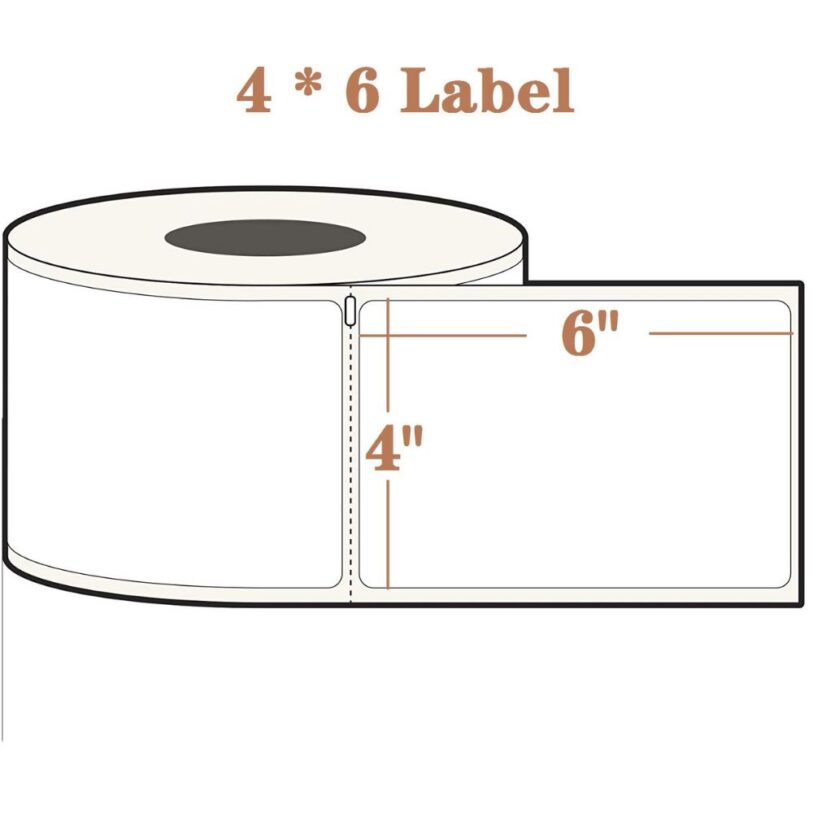 Thermal printing sticker label roll TPL 46350 07