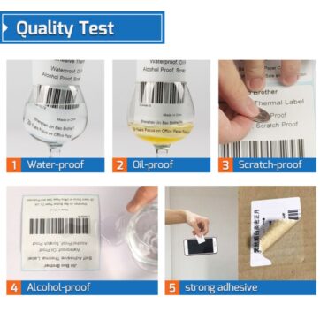 Thermal printing sticker label roll TPL 46350 09