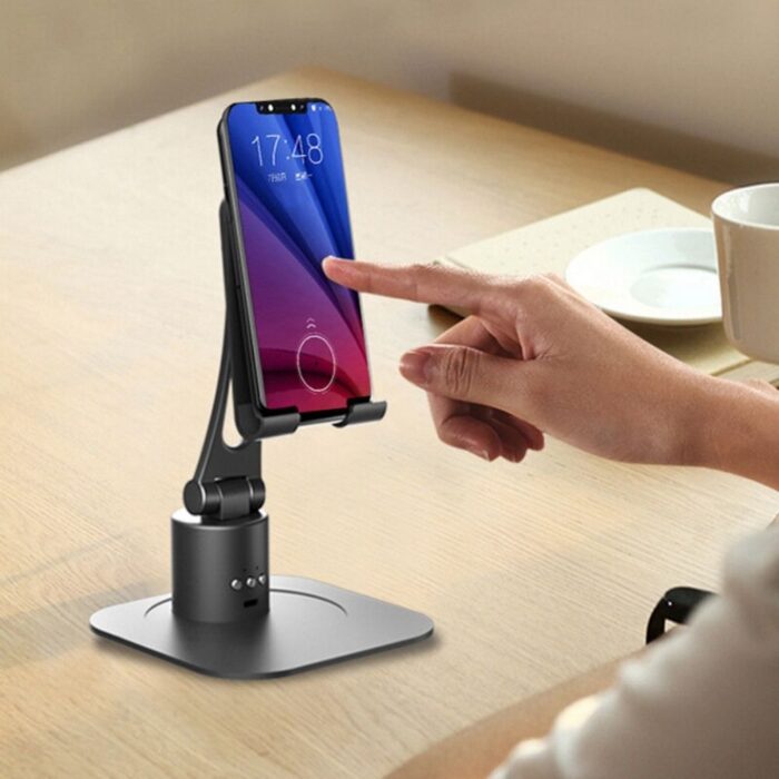 S3 BK Smart Phones Tablets stand with Auto AI Face Tracking 2
