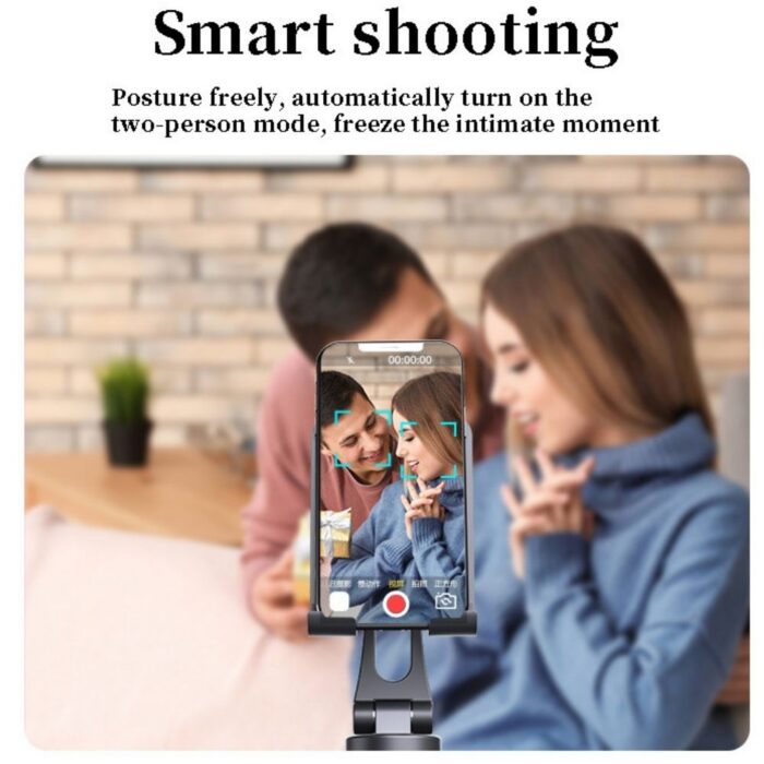 S3 BK Smart Phones Tablets stand with Auto AI Face Tracking 4