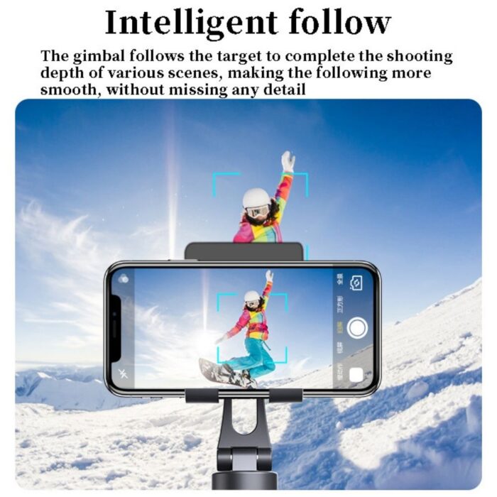S3 BK Smart Phones Tablets stand with Auto AI Face Tracking 6