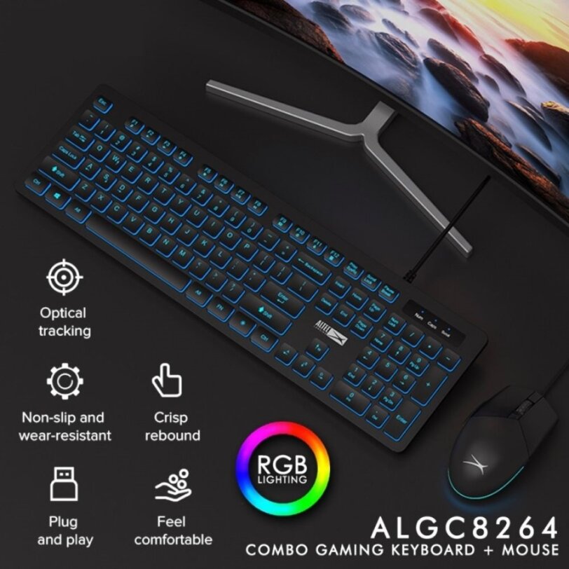 Altec Lancing ALGC8264 Wired Keyboard and Mouse Combo optical 1
