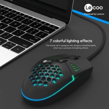 Lecoo MS105 RGB Gaming Mouse colorful