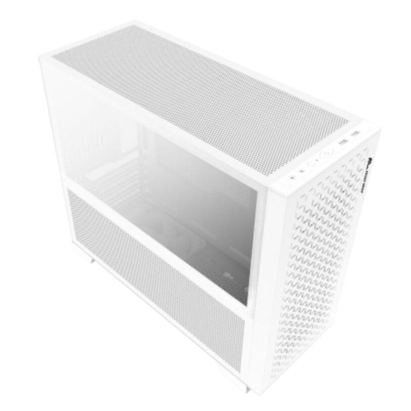 AL Mordor Mid Tower Computer Case Sparkle 170M Lite MATX White mesh panel 1