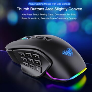 AULA H510 Advanced RGB Gaming Mouse convex 1