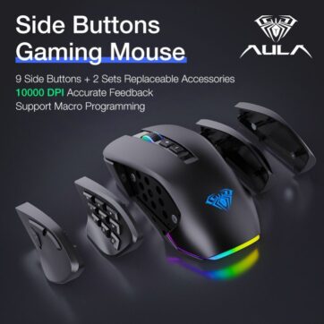 AULA H510 Advanced RGB Gaming Mouse side buttons 1