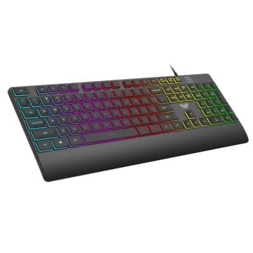 AULA T201 Wired Gaming Keyboard and Mouse combo side 1