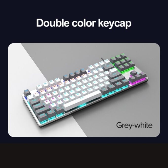 Altec Lansing ALGK8404HQ GW Compact Mechanical Keyboard Grey White 3