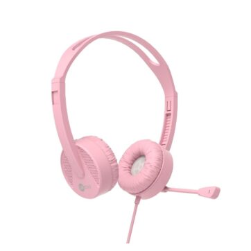 Lecoo HT106 Wired Headset with Mic Pink 5 1