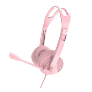 Lecoo HT106 Wired Headset with Mic Pink 8 1