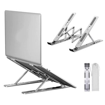 Foldable Aluminum laptop stand LS N3 S