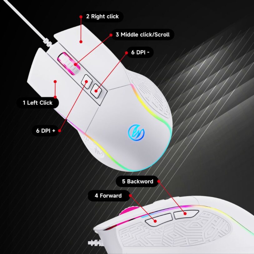 Snaketh Gaming Mouse Buttons