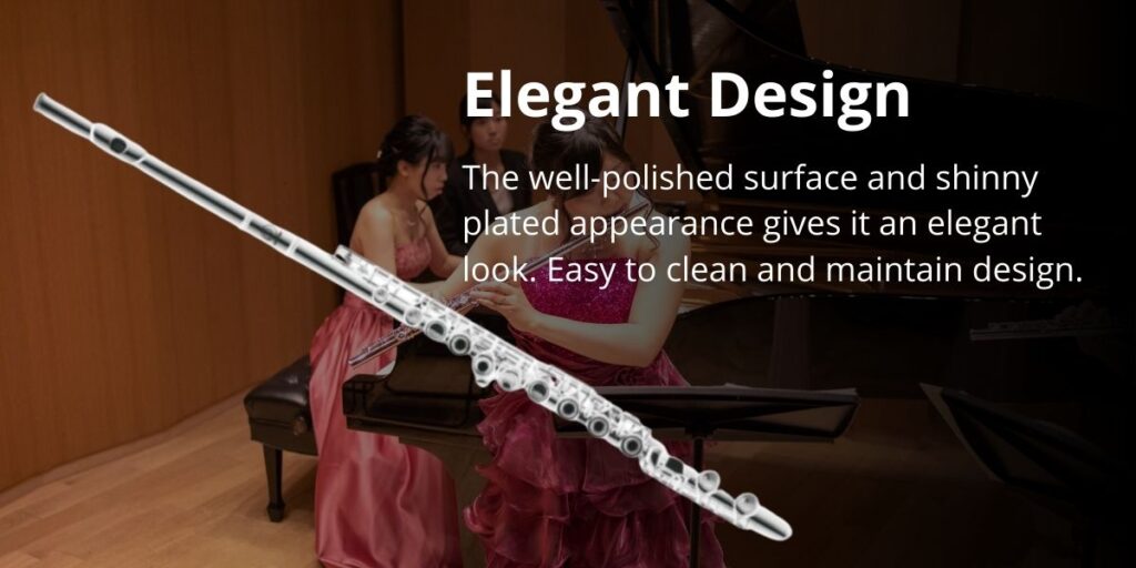 C Flute for Beginner Student in Luxury Soft Case 3