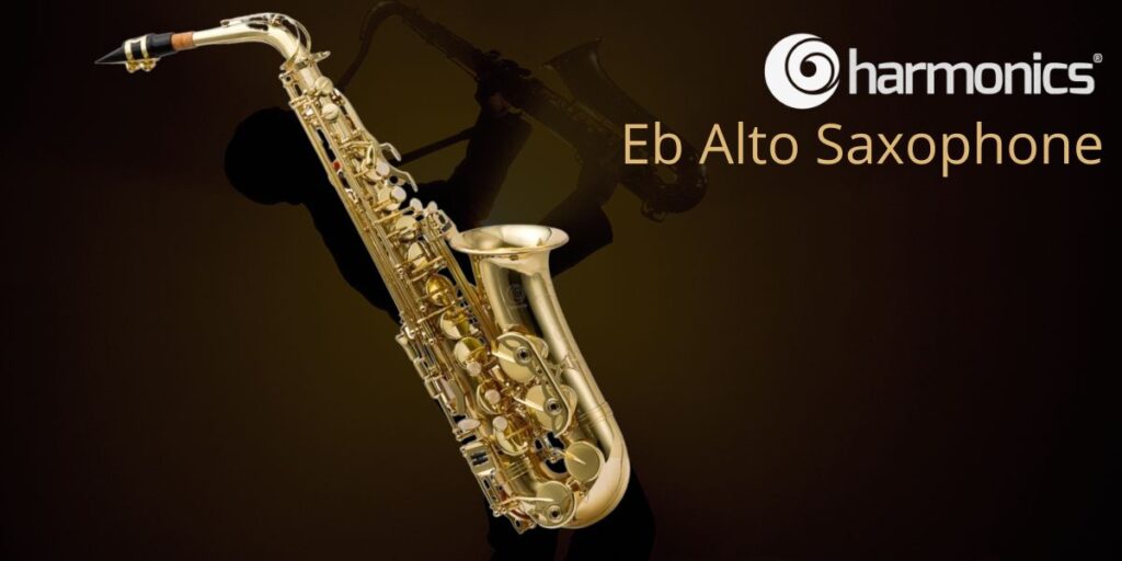Harmonics Eb Alto Saxophone with Carrying Case 1