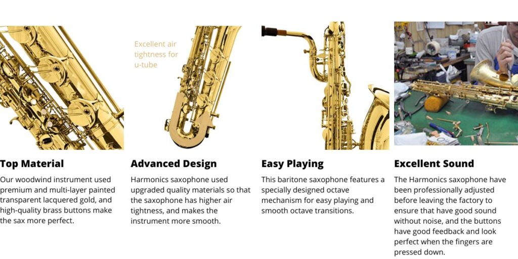 Harmonics Eb Baritone Saxophone 2
