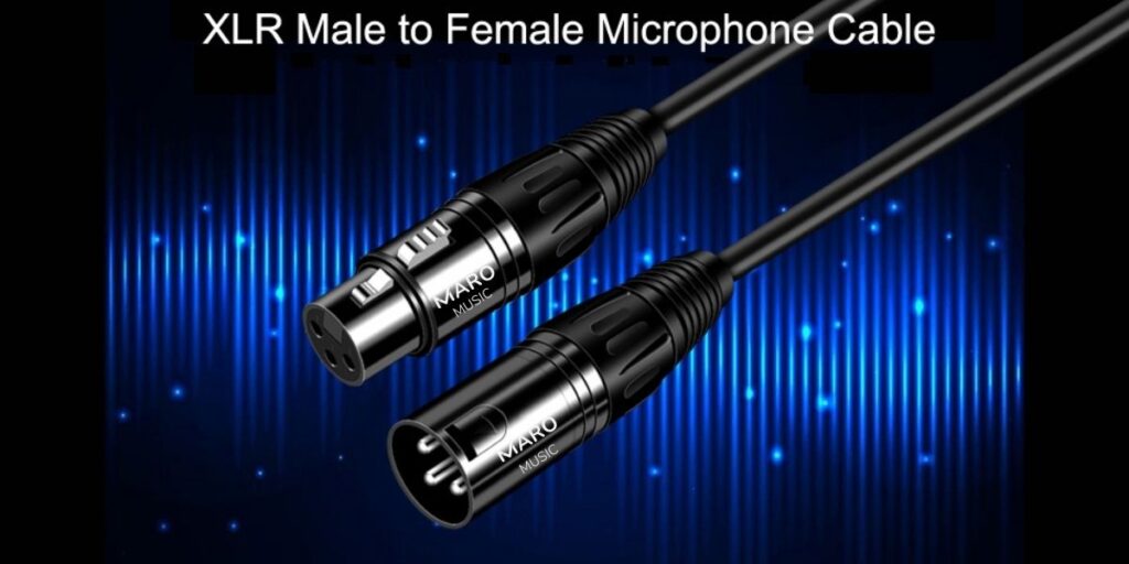 XLR Male to XLR Female 3 Pin Microphone Cable 2