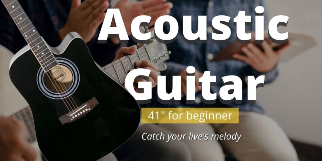 Harmonics 41 Inch String Acoustic Guitar 1