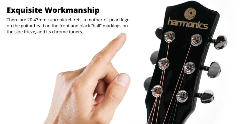Harmonics 41 Inch String Acoustic Guitar 3